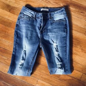 Encore Blue Ripped Jeans Size 5